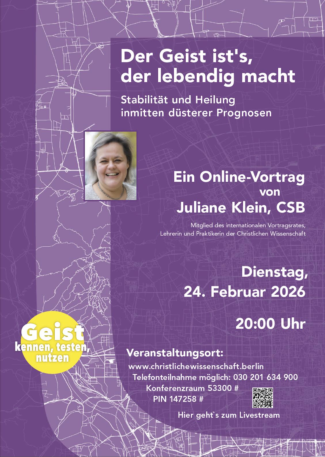 Der Geist ist's, der lebendig macht